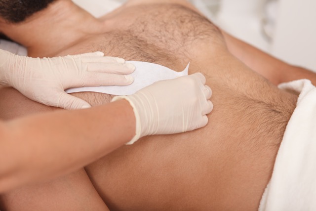 Image showing men's waxing services for professional and smooth hair removal at Radiant Skin House