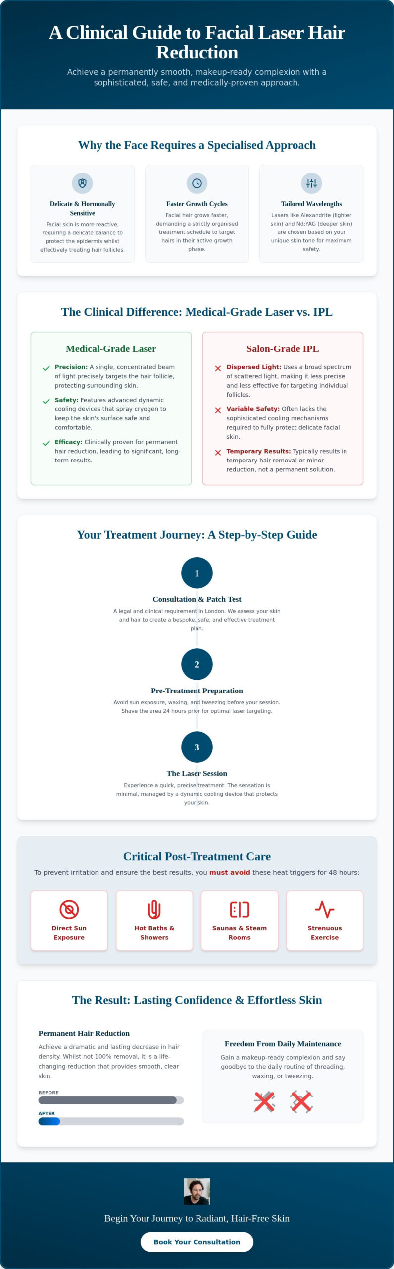 Facial Laser Hair Reduction: The Professional How-To Guide for Lasting Smoothness