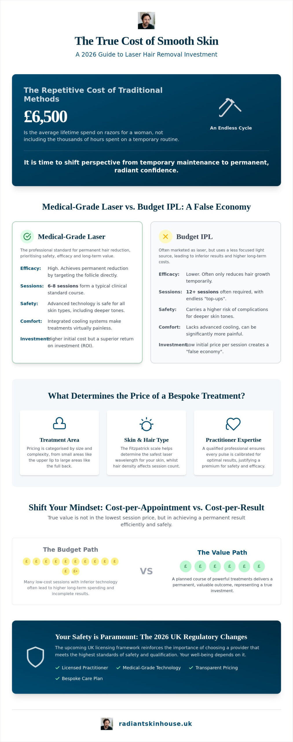 Laser Hair Removal Cost in London: The 2026 Value and Investment Guide